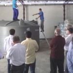 Comitiva visitou fábrica de cisternas em Penedo