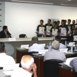 Presidente da Fiea José Carlos Lyra e a diretoria prestam homenagem aos vencedores dos Jogos do Sesi e da Olimpíada do Conhecimento