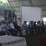 Ministro da Agricultura Antônio Andrade durante o lançamento da instrução normativa declarando Alagoas zona livre de aftosa com vacinação