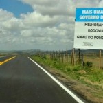 Rodovia recuperada ligando Girau do Ponciano a Traipu
