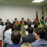 Posse do presidente Guido Santos Júnior, na Aliança Comercial, reúne empresários e políticos