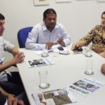 Superintendente da Codevasf, Luciano Chagas, recebe prefeitos de Minador de Negrão e de Craíbas