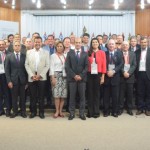 Presidente do BNB, Marcos Holanda com os prefeitos no I Forum BNB de Cidades Médias G20+20