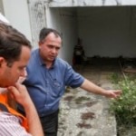 Vistoria em área de risco do bairro do Pinheiro, em Maceió, afetada por um tremor de terra em março de 2018