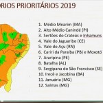 Regiões prioritárias do Plano Agronordeste