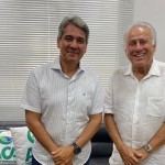 Presidente da ACA, Domício Silva, e o presidente da Faeal, Álvaro Almeida