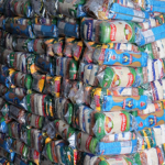 Alimentos doados para assistir a população dos municípios atingidos pelas chuvas