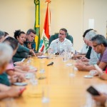 Governador Paulo Dantas em reunião com os líderes sindicais do Movimento Unificado dos Servidores