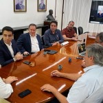 Reunião liderada pelo presidente da Fiea, José Carlos Lyra, com prefeito JHC e representantes de entidades privadas e pública