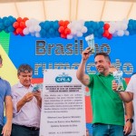 Governador Paulo Dantas e o ministro Wellington Dias inauguram a fábrica de leite em pó, no município de Batalha